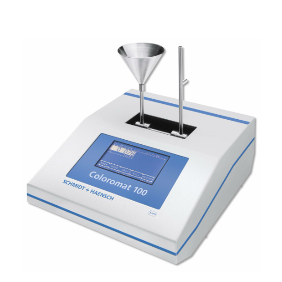 Spectrophotometer for colour measurement
